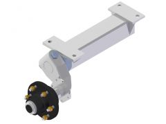Axle Assembly - Braked/Splined - LH [416-842-750]